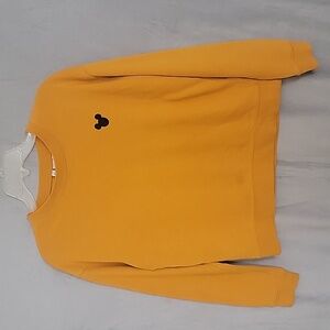 H&M Disney Sweatshirt, Size M, Color Mustard